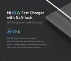 小米將Mi Watch帶到歐洲 這是一款65W GaN充電器標(biāo)簽