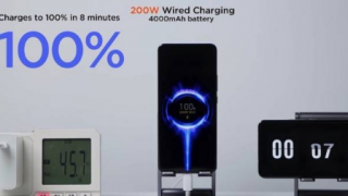 小米展示200W有線120W無線快速充電技術(shù)