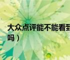 大眾點(diǎn)評(píng)能不能看到訪客記錄（大眾點(diǎn)評(píng)可以看到訪客記錄嗎）