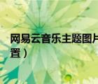 網(wǎng)易云音樂主題圖片怎么設(shè)置（網(wǎng)易云音樂背景圖片怎么設(shè)置）