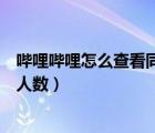 嗶哩嗶哩怎么查看同時(shí)觀看人數(shù)（嗶哩嗶哩怎么看同時(shí)在線人數(shù)）