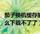 茄子換機(jī)緩存的視頻可以換嗎（茄子視頻為什么下載不了了）