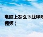 電腦上怎么下載嗶哩嗶哩的視頻（電腦上嗶哩嗶哩怎么下載視頻）