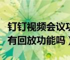 釘釘視頻會議功能及使用方法（釘釘視頻會議有回放功能嗎）