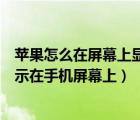 蘋果怎么在屏幕上顯示網(wǎng)易云歌詞（蘋果網(wǎng)易云歌詞如何顯示在手機屏幕上）