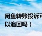 閑魚轉(zhuǎn)賬投訴可以追回轉(zhuǎn)賬嗎（閑魚內(nèi)轉(zhuǎn)賬可以追回嗎）
