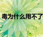 毒為什么用不了花唄（毒為什么用不了花唄）