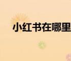 小紅書在哪里建群（小紅書在哪里建群）