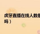 虎牙直播在線人數(shù)是真的么（虎牙直播觀看人數(shù)是真實人數(shù)嗎）