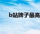 b站牌子最高多少級（b站牌子怎么弄）