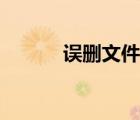 誤刪文件恢復(fù)（誤刪文件恢復(fù)）