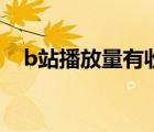 b站播放量有收益嗎（b站播放量怎么算）