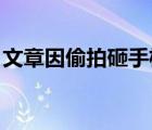 文章因偷拍砸手機(jī) 文章砸手機(jī)是啥情況（圖）
