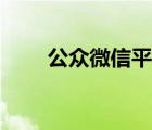 公眾微信平臺(tái)注冊(cè)（公眾微信平臺(tái)）