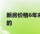 新房價格6年來首跌 現(xiàn)在能買房嗎 具體怎樣的