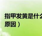 指甲發(fā)黃是什么原因造成的（指甲發(fā)黃是什么原因）