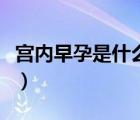 宮內(nèi)早孕是什么意思?。▽m內(nèi)早孕是什么意思）