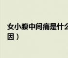 女小腹中間痛是什么原因有哪些（女性小腹中間痛是什么原因）