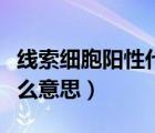 線索細胞陽性代表什么意思（線索細胞陽性什么意思）