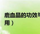 鹿血晶的功效與作用成分（鹿血晶的功效與作用）