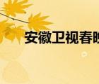 安徽衛(wèi)視春晚節(jié)目單（安徽衛(wèi)視介紹）