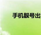 手機(jī)靚號出售16萬（手機(jī)靚號出售）