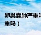 卵巢囊腫嚴(yán)重嗎如何判斷良性的（卵巢囊腫嚴(yán)重嗎）