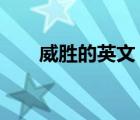 威勝的英文（威勝wasion品牌介紹）