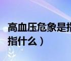 高血壓危象是指在什么基礎(chǔ)上（高血壓危象是指什么）
