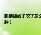 眼睛被蚊子咬了怎么快速消除（眼睛被蚊子咬了怎么快速消腫）