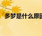 多夢是什么原因引起的（多夢是什么原因）