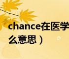 chance在醫(yī)學(xué)是什么意思（chance骨折是什么意思）