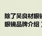 除了吳良材眼鏡還有什么品牌的眼鏡（吳良材眼鏡品牌介紹）