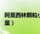 阿莫西林顆粒小孩用量（阿莫西林顆粒小孩用量）