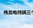 偉龍電燉鍋三個(gè)檔（偉龍電燉鍋品牌介紹）