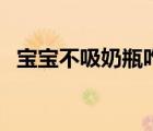 寶寶不吸奶瓶咋辦（寶寶不吸奶瓶怎么辦）