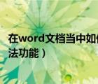 在word文檔當(dāng)中如何寫拼音（如何使用Word文檔拼寫和語法功能）