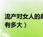 流產(chǎn)對(duì)女人的身體傷害大嗎（流產(chǎn)對(duì)女人傷害有多大）