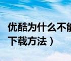 優(yōu)酷為什么不能緩存（手機優(yōu)酷不能緩存視頻下載方法）
