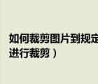 如何裁剪圖片到規(guī)定的尺寸（如何使用webps對照片的尺寸進行裁剪）