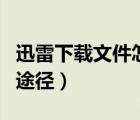 迅雷下載文件怎么分享（迅雷下載資源共享的途徑）