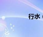 行水（關(guān)于行水的介紹）