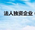 法人獨(dú)資企業(yè)（關(guān)于法人獨(dú)資企業(yè)的介紹）