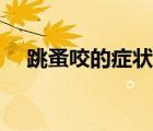 跳蚤咬的癥狀治療方法（跳蚤咬的癥狀）