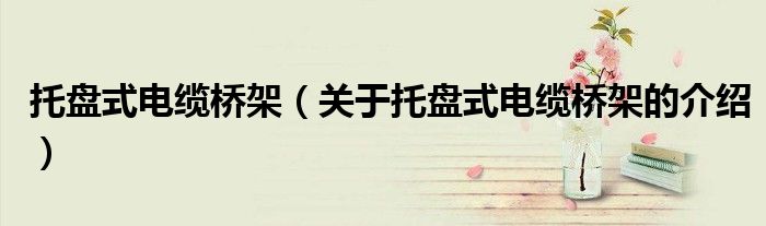 托盤式電纜橋架（關(guān)于托盤式電纜橋架的介紹）