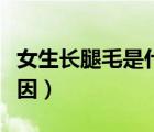 女生長(zhǎng)腿毛是什么含義（女生長(zhǎng)腿毛是什么原因）