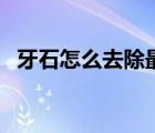 牙石怎么去除最有效方法（牙石怎么去除）