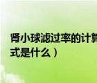 腎小球?yàn)V過率的計(jì)算公式和參考值（腎小球?yàn)V過率的計(jì)算公式是什么）