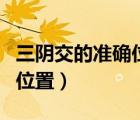 三陰交的準(zhǔn)確位置圖片及作用（三陰交的準(zhǔn)確位置）