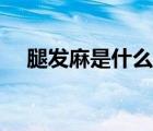 腿發(fā)麻是什么征兆（腿發(fā)麻是什么原因）